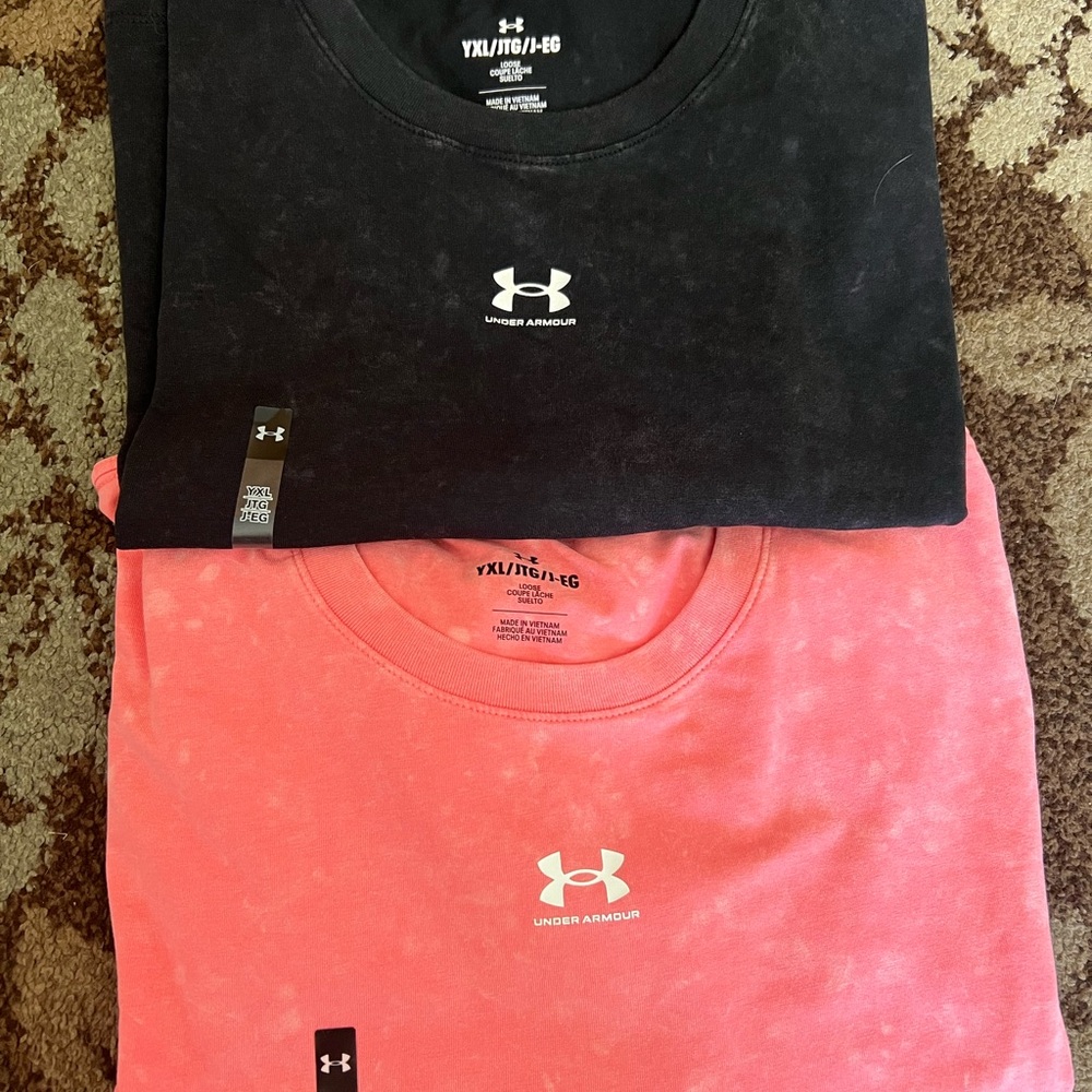Girls Under Armour Rival Wash Short Sleeve